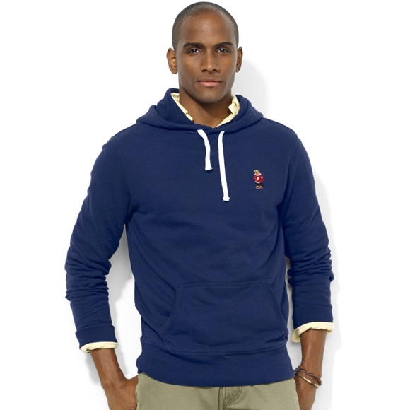 Men’s polo Ralph Lauren bear pullover hoodie - Picture 4 of 5